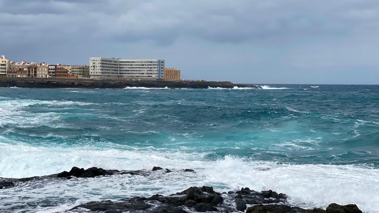 Hermoso Edificio Frente Al Mar Con Gran Terraza Y Hermosas Vistas Las Palmas de Gran Canaria Exterior photo